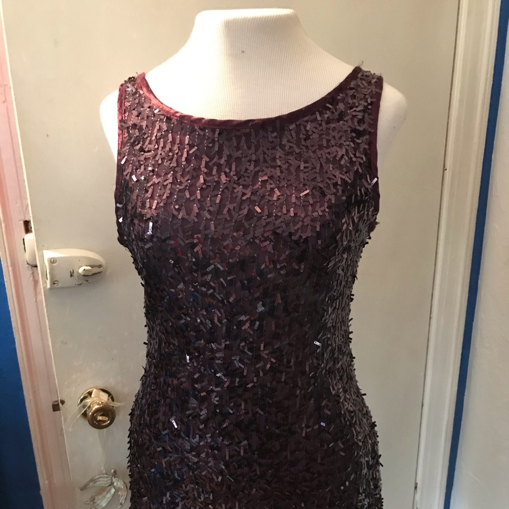 Purple sequins Forever 21 evening dress